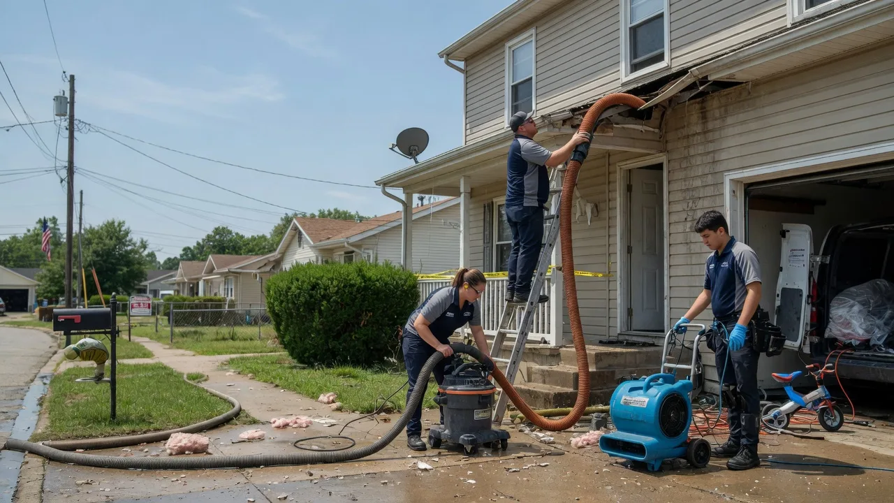 Water Damage Restoration in Mccune, KS near me